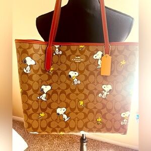 Brand new Coach X Peanuts Tote Bag